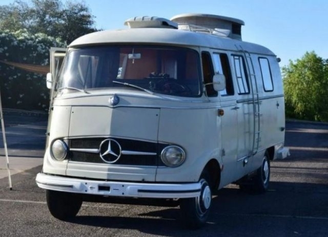Уютный автодом из старого Mercedes-Benz - «Хорошее настроение»