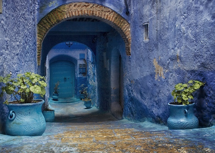 Шефшауэн – синий город в Марокко (28 фото)