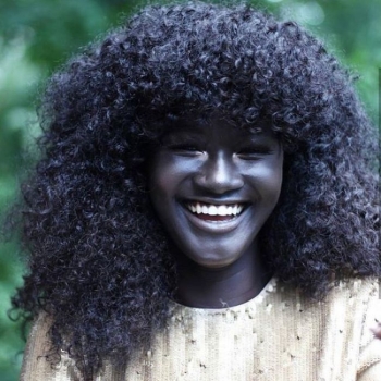 Худия Диоп - модель с самой темной в мире кожей (22 фото) - «Хорошее настроение»