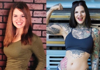 Девушка нанесла на свое тело более 40 татуировок - «Хорошее настроение»