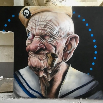 Эффектный стрит-арт от художника SCAF (20 фото)